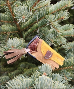 Miniature Glove Key Ring - Or, Christmas Ornament - Great Gift Idea