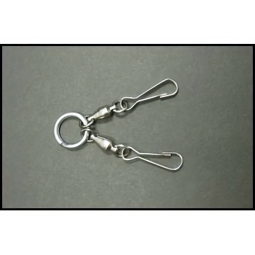 Clip and Swivel Arrangement - Great for Tethering or a Glove Leash
