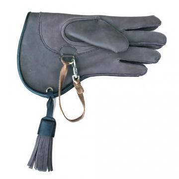 Deer Skin Glove - Medium/Heavy Short Cuff - Color: Dark Brown Color