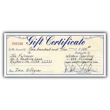 Gift Certificates - Choose Specific Amount & Name Recipient